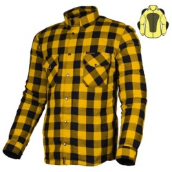 BGA Exo Motorcycle Protective Shirt Yellow-Reinforced w/Aramid Fibers