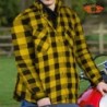 BGA Exo Motorcycle Protective Shirt Yellow-Reinforced w/Aramid Fibers