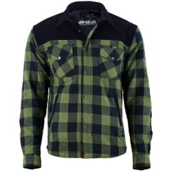 Bikers Gear CE Rifster Army Kevlar Lined Flannel Motorcycle Shirts