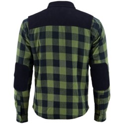 Bikers Gear CE Rifster Army Kevlar Lined Flannel Motorcycle Shirts