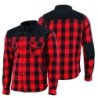 Bikers Gear CE Rifster Red Kevlar Lined Flannel Motorcycle Shirts