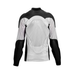 Airtex™ – Mesh Armored Motorcycle Shirt – Black + White