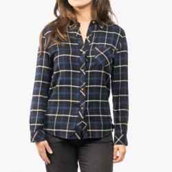 Fasthouse Women's Honey Flannel  motorcycle armored shirt