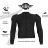 ALPHA CYCLE GEAR Motorcycle Shirt Armor Mesh Shirt for Men and Women