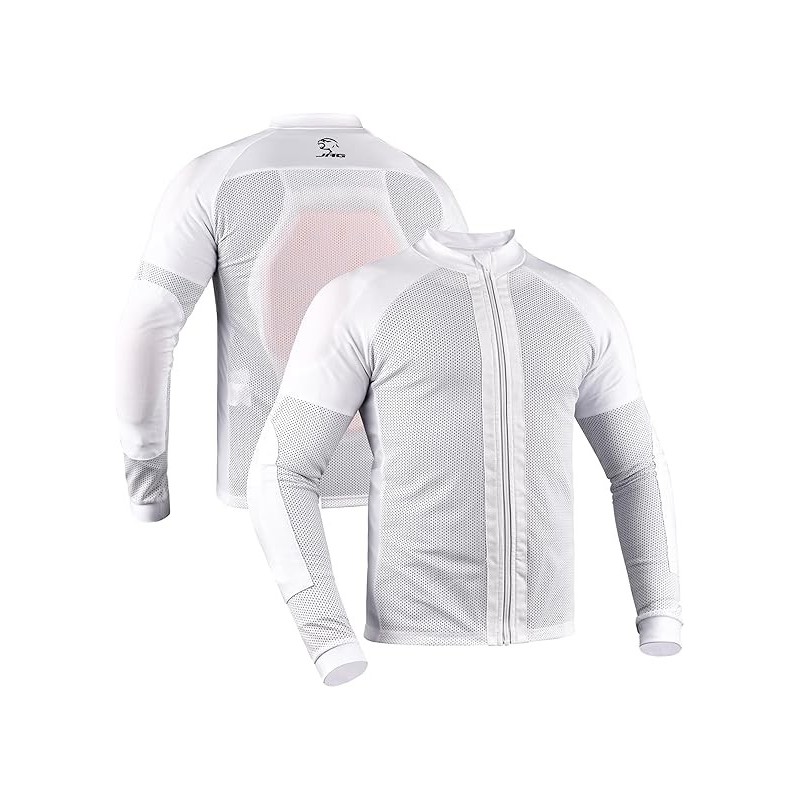 Men's Mesh Motorcycle Shirt with CE Certified Protective Armors