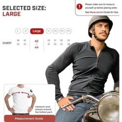 WICKED STOCK Breathable All Seasons Motorcycle Riding Shirt