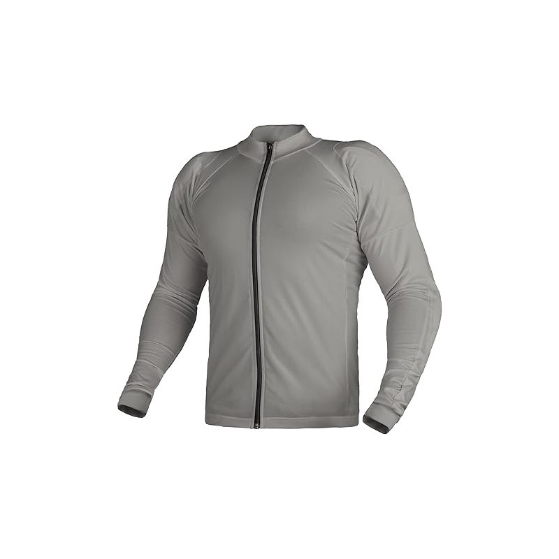 WICKED STOCK Breathable All Seasons Motorcycle Riding Shirt Gray