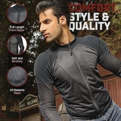 WICKED STOCK Breathable All Seasons Mesh Motorcycle Shirt