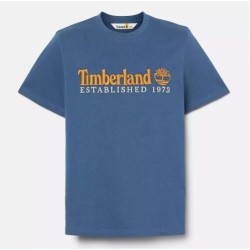 Timberland Men's Short Sleeve Embroidery Logo T-Shirt