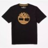 Men's Kennebec River Tree Logo T-Shirt-Black,Timberland