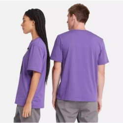 Square Stack Logo Short Sleeve T-Shirt,Color:Purple