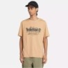 Men's Short Sleeve Mountain Logo Slub T-Shirt