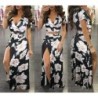 Ruffle Floral Tank Top Wrap Boho Tropical Long Skirt Set Dresses