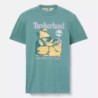 Men's Square Camo Logo Short Sleeve Timberland T-Shirt