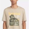 Men's Square Camo Logo Short Sleeve T-Shirt,Lemon Pepper