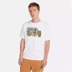 Since '73 Short Sleeve Graphic T-Shirt,Color:White