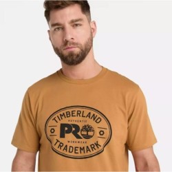 Men's Timberland PRO® Trademark T-Shirt,Color:Wheat Boot