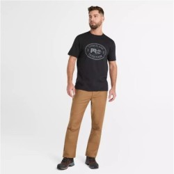 Men's Timberland PRO® Trademark T-Shirt,Color:Black