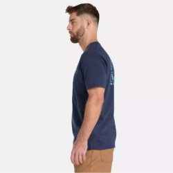 Men's Timberland PRO® Authentic Workwear T-Shirt Color:Blue