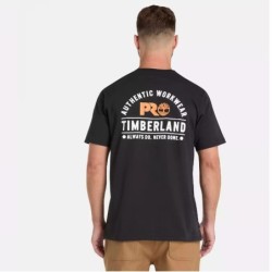 Men's Timberland PRO® Authentic Workwear T-Shirt Color:Black