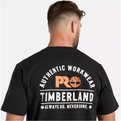 Men's Timberland PRO® Authentic Workwear T-Shirt Color:Black