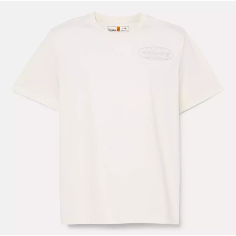 Reflective Logo Short Sleeve T-Shirt,Timberland T-Shirt