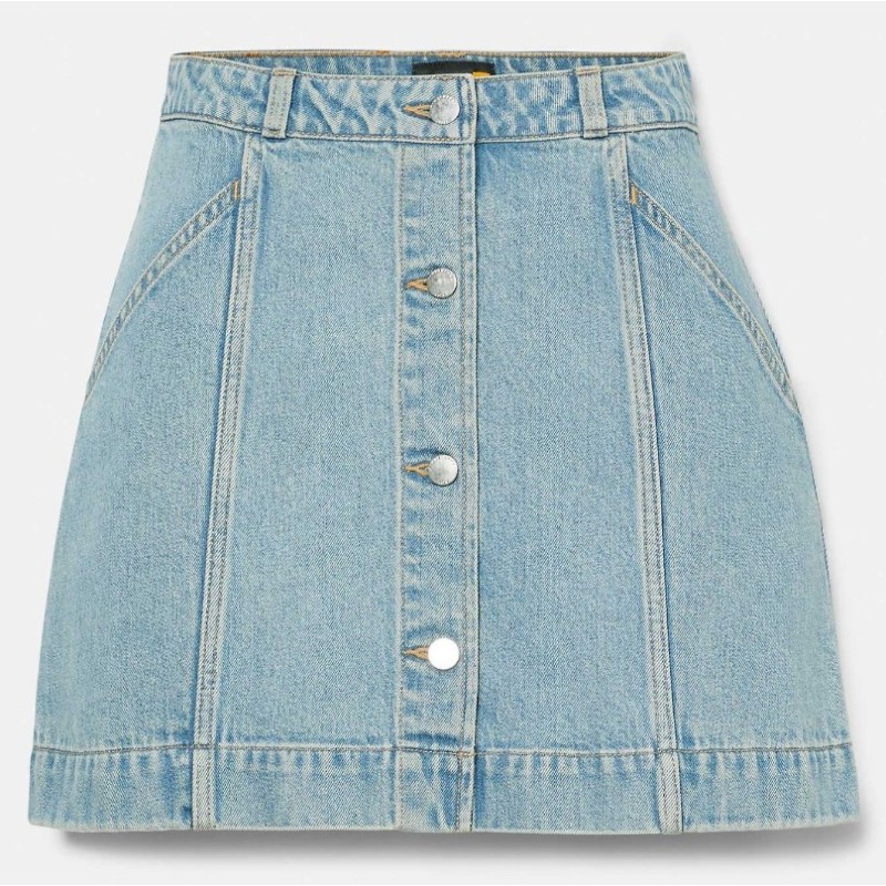 Women's Denim Skirt with Refibra™ Technology