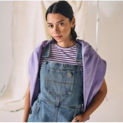 Women's Denim Overall with Refibra™ Technology