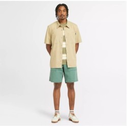 Men's Washed Canvas Stretch Fatigue Short,Timberland