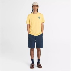 Men's Washed Canvas Stretch Fatigue Short,Color:Dark Sapphire