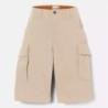 Men's Twill Cargo Short Color:Lemon Pepper