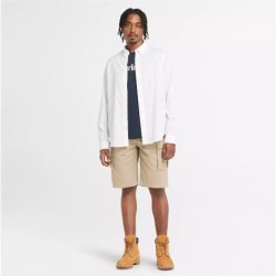 Men's Twill Cargo Short Color:Lemon Pepper