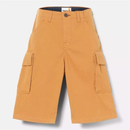 Men's Twill Cargo Short ,Color:Wheat