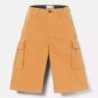 Men's Twill Cargo Short ,Color:Wheat