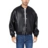 Fahsyee Leather Jackets for Men, Faux Bomber Jacket Motorcycle Coat