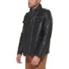 Levi's Men's Vintage Deer Faux Leather Sherpa Military Jacket