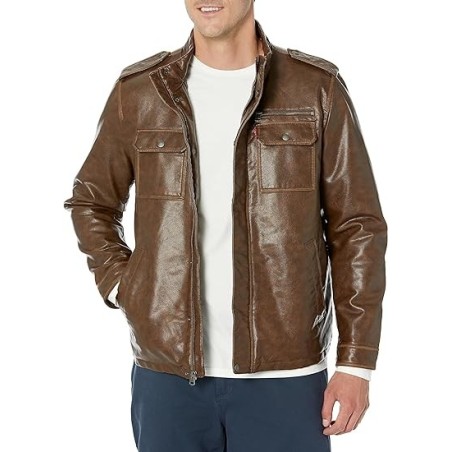 Levi's Men's Vintage Deer Faux Leather Jacket