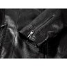 Fairylinks Men's Casual Faux Leather Jacket