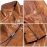 Men's Leather Jacket Motorcycle Lightweight Faux Leather Outwear