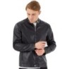 Men's Stand Collar Leather Jacket Motorcycle Lightweight Faux Leather