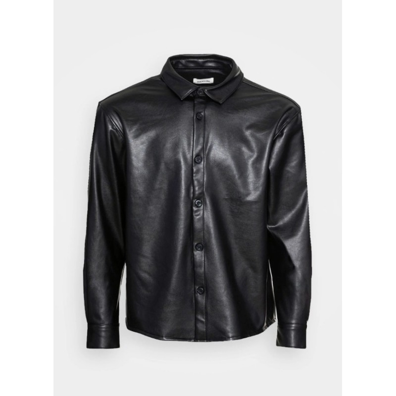 YOURTURN
UNISEX - Faux leather jacket in black