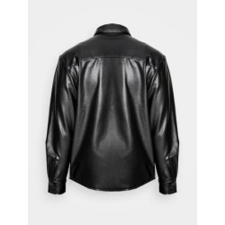 YOURTURN
UNISEX - Faux leather jacket in black