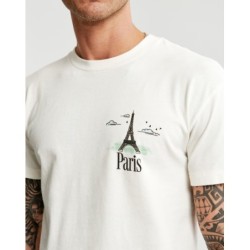 Men's Paris Graphic Tee,Cotton T-shirt