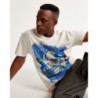 Men's Detroit Lions Graphic Tee,Cotton Short Sleeves