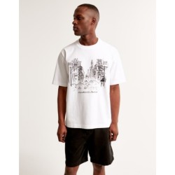 Men's Polished Scenic Graphic Tee,Wild T-shirt