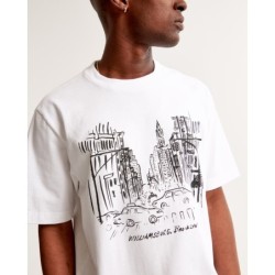 Men's Polished Scenic Graphic Tee,Wild T-shirt