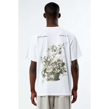 Men's Graphic Tee-Baptiste Monnoyer Basket Of Flowers T-Shirt