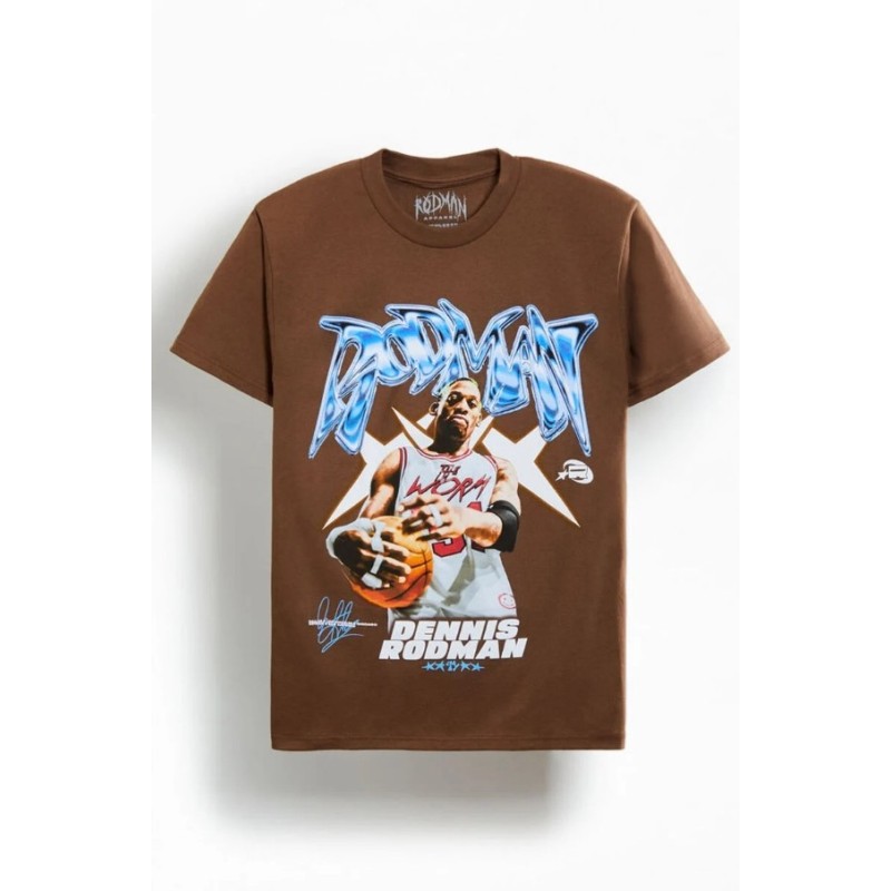 Men's Graphic Tee-RODMAN BRAND Fly Lettering T-Shirt