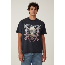 Men's Loose Cotton T-shirt,Skull graphic tee