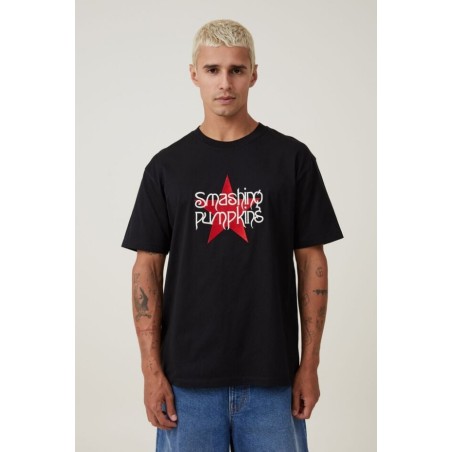 Smashing Pumpkins Loose Fit T-Shirt,Men's Graphic Tees